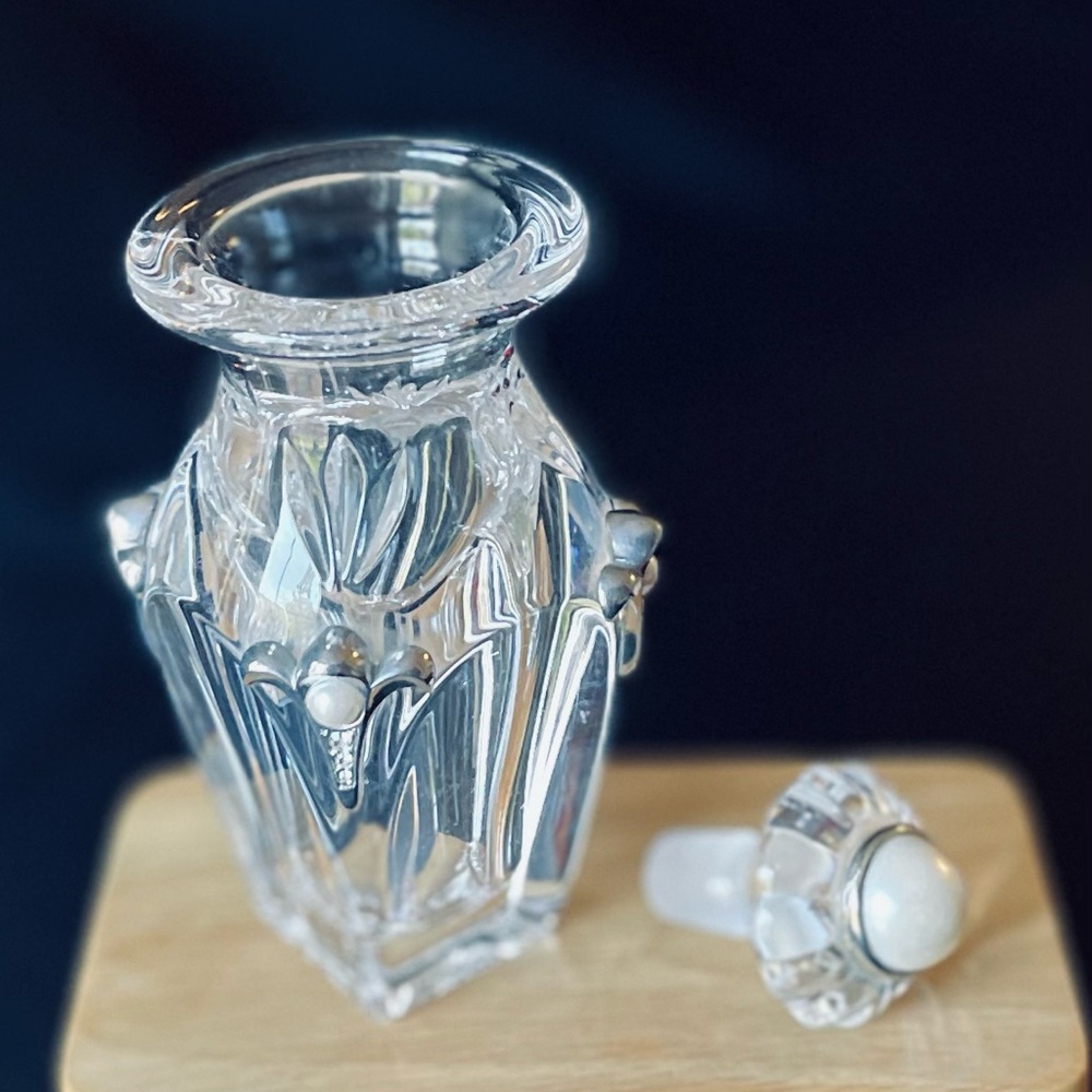 “LENOX CRYSTAL” PERFUME BOTTLE with STOPPER EUC - Picture 3 of 5